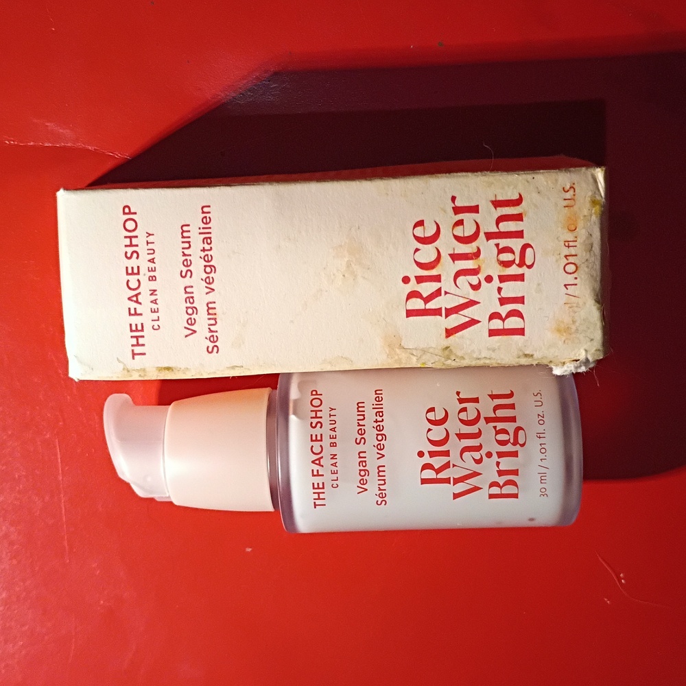 THE FACE SHOP RICE WATER BRIGHT KOREAN SKIN CARE VEGAN SERUM